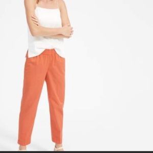 Everlane the easy chinos pants in orange